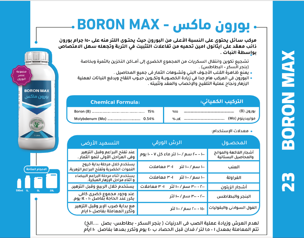 BORON MAX